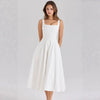 Elegant Corset Midi Dress
