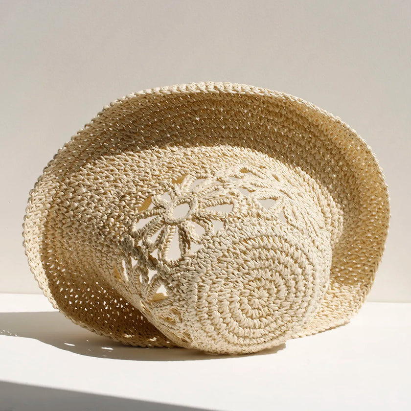The Floral Crochet Sun Hat