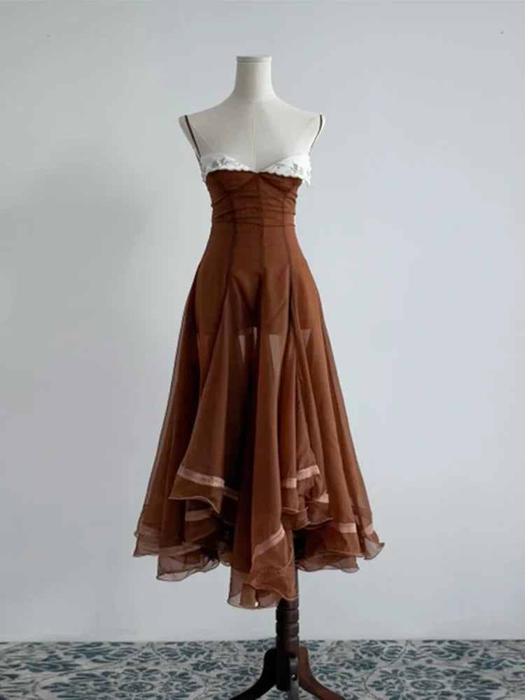 Cinnamon Muse Midi Dress