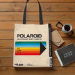 Polaroid-Inspired Vintage Canvas Tote Bag