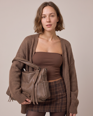 Adalira Fontenot Fringe Buckle Shoulder Bag