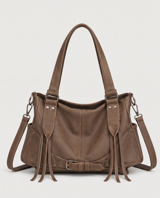 Adalira Fontenot Fringe Buckle Shoulder Bag