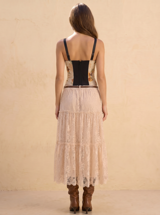 Adalyn Floral Sweetheart Corset Top