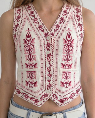 Andalusia Embroidered Vest