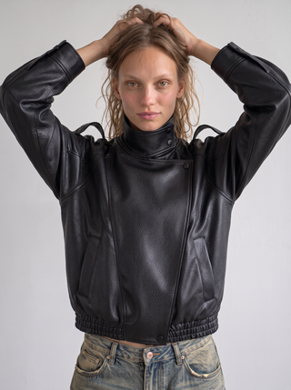 Blair Batwing Leather Jacket
