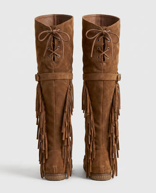 Caledonia Fringe Moccasin Boot