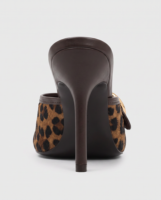 Camille Buckle Mule Heels