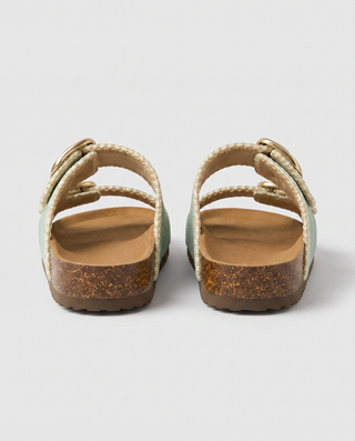 Celestina Double Buckle Slides
