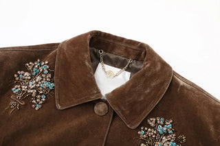 Celine Embellished Velvet Blazer