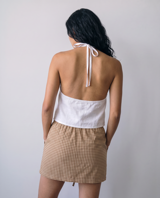 Darcy Gingham Mini Skirt