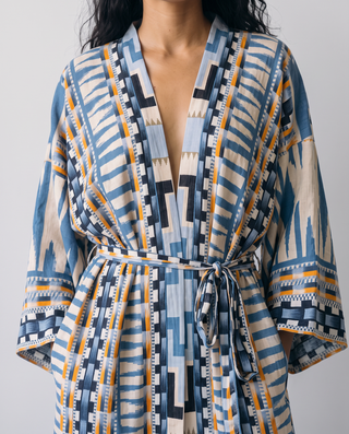 Dashiell Aztec Print Maxi Cardigan