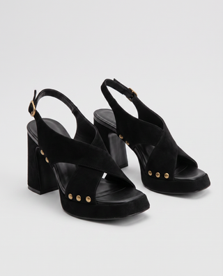 Delphine Vasco Platform Block Heels