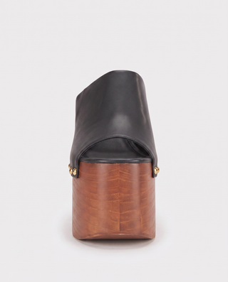 Fern Platform Leather Mules