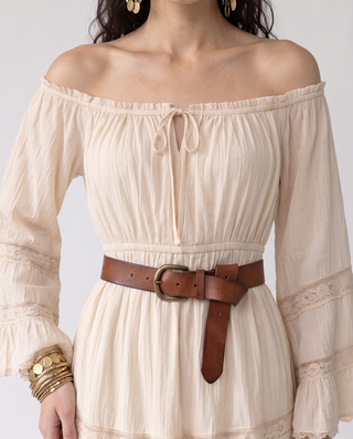 Georgia Off-Shoulder Tiered Maxi Dress