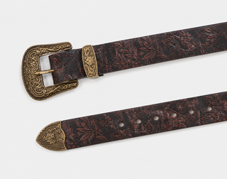 Gia Floral Embossed Belt