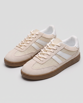 Halston Lace-Up Sneakers
