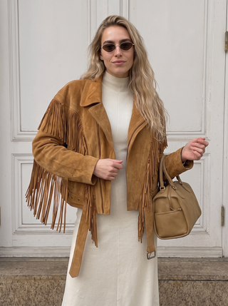 Harlan Fringe Suede Jacket