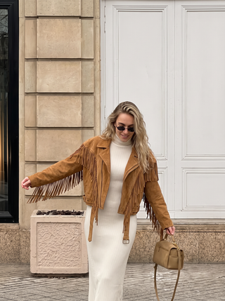 Harlan Fringe Suede Jacket