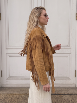 Harlan Fringe Suede Jacket