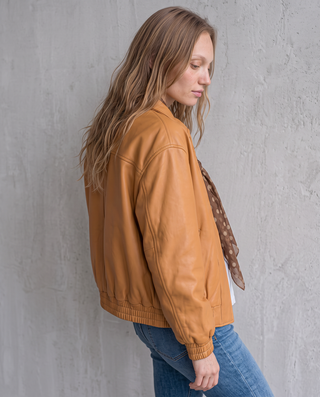 Harlow Cropped Moto Jacket