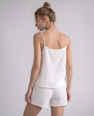 Ivory Gauze Cami Set