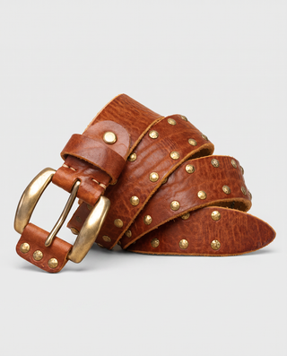 Jolie Studded Leather Belt