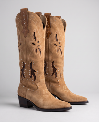 Josephine Cutout Western Boots