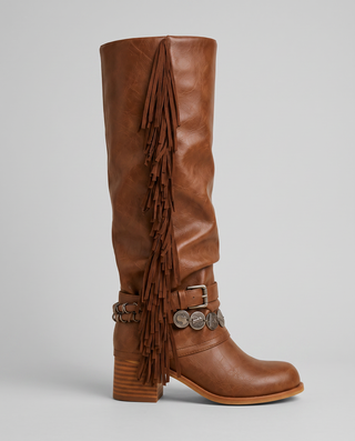 Juniper Coin & Fringe Boot