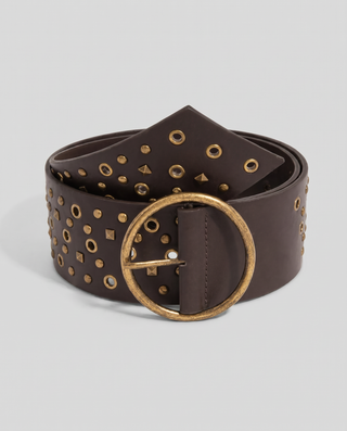 Lainey Studded Eyelet Belt