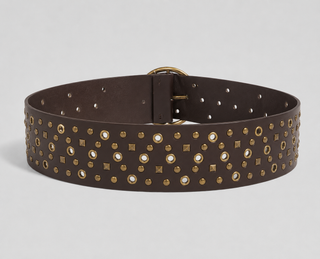 Lainey Studded Eyelet Belt