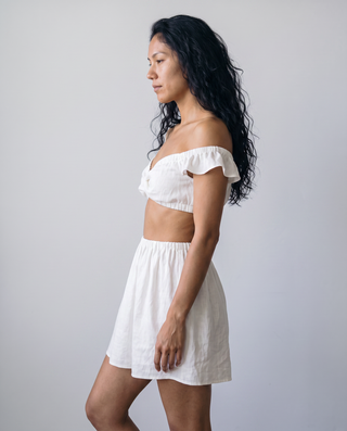 Libby Ruffle-Trim Skirt Set