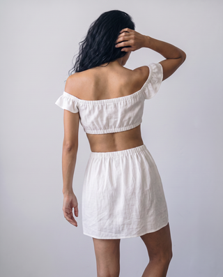 Libby Ruffle-Trim Skirt Set