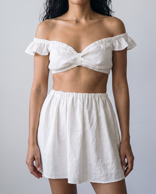 Libby Ruffle-Trim Skirt Set