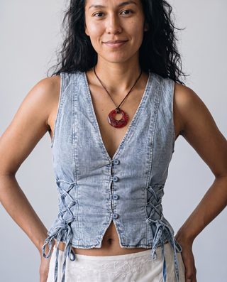 Lily Corset Vest Blouse
