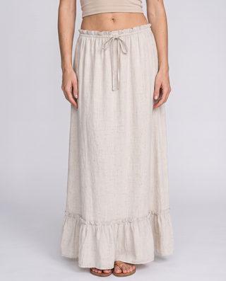 Linnea Ruffle Hem Maxi Skirt
