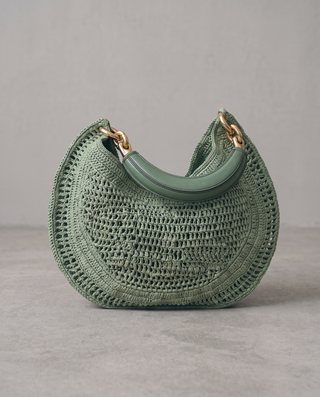 Lisette Raffia Crochet Handbag