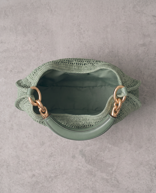 Lisette Raffia Crochet Handbag