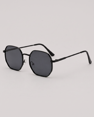 Lucy Hexagon Metal Sunglasses