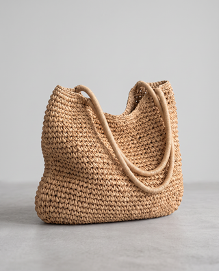 Marbella Woven Hobo Bag