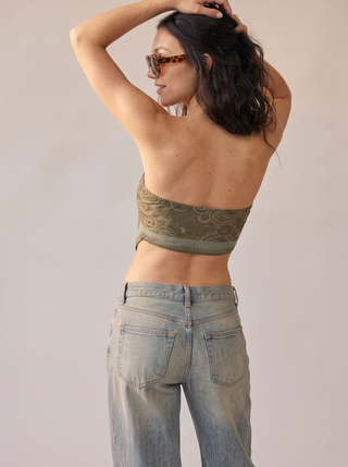 Marisa Paisley Bandana Top