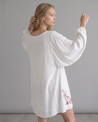 Marisole Embroidered Babydoll Dress