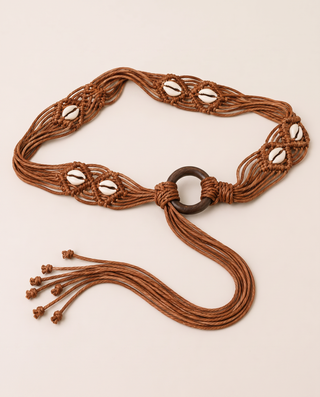 Marley Macrame Ring Belt
