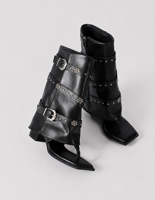 Mona Buckle Boot Sandals