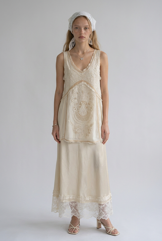 Ophelia Satin Slip Skirt