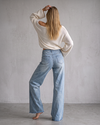Ramona Embroidered Wide-Leg Jeans