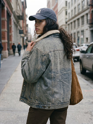 Ramsey Sherpa Lined Denim Jacket
