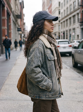Ramsey Sherpa Lined Denim Jacket