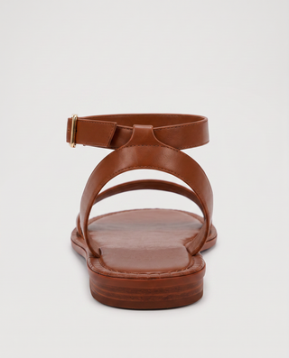 Renata Ankle Strap Flat Sandals