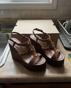 Customer photo of Bernadette Platform Wedges