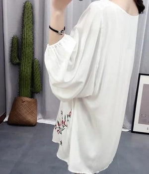 Customer photo of Marisole Embroidered Babydoll Dress